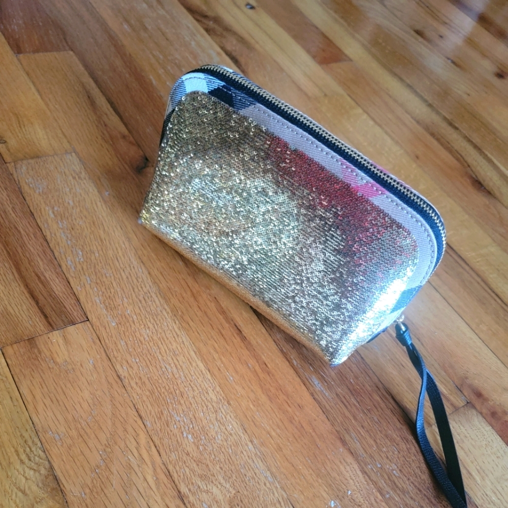 Burberry HC Sequin Bridle Leather Pouch